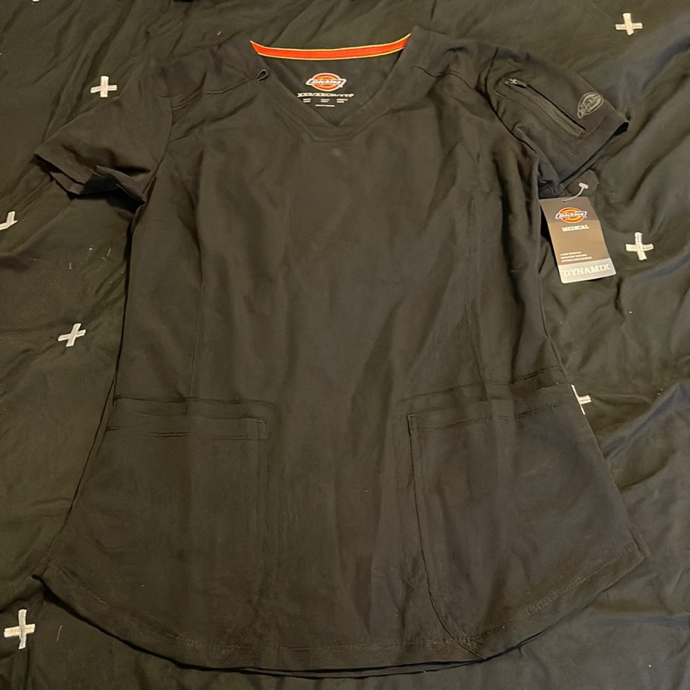 Women’s Dickies Black scrub top
